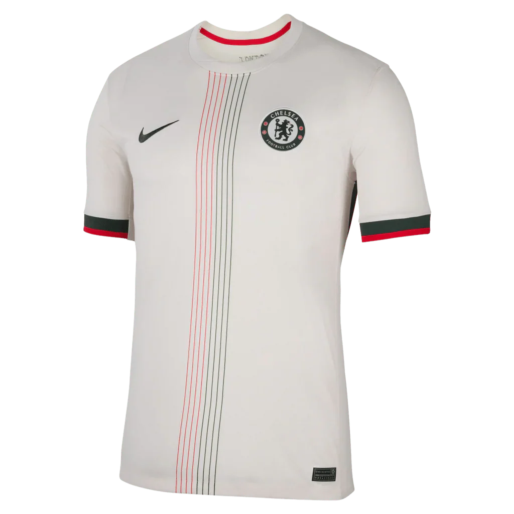 Nike Chelsea FC 2025 26 Stadium Away Phantom Speed Red Galactic