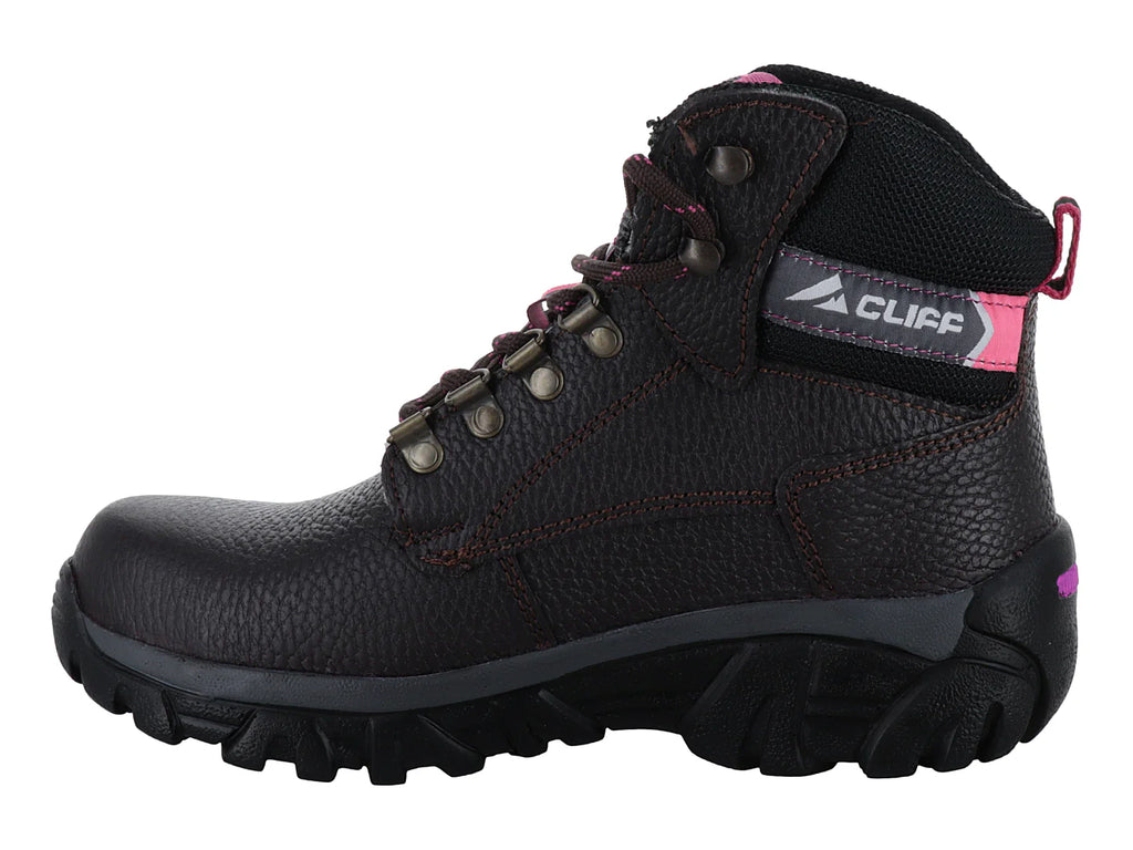 Botas Militares Cliff Caoba para Mujer