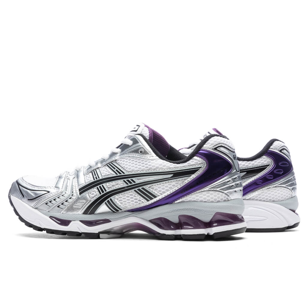 Womens Gel Kayano 14 White Dark Grape