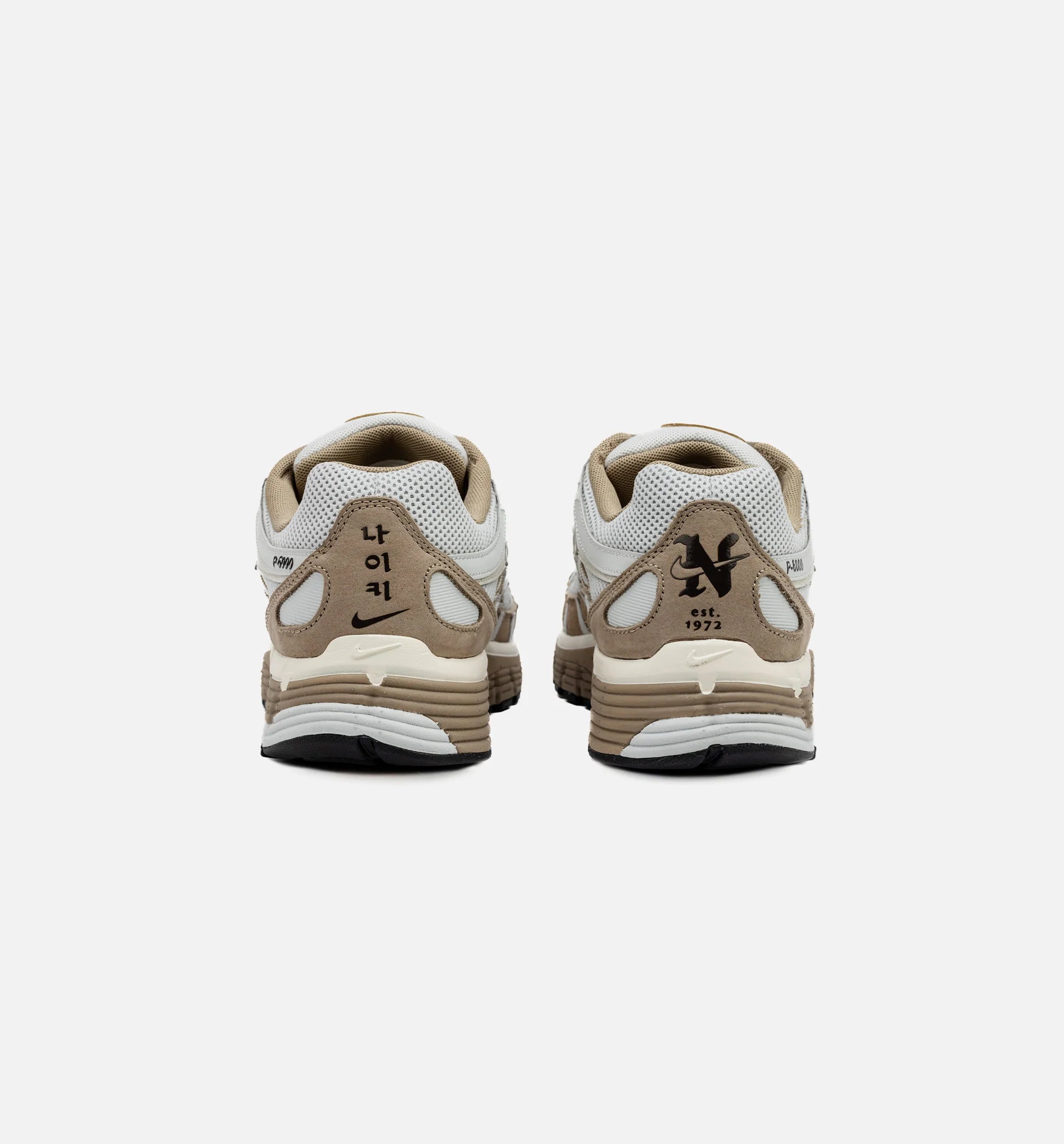 P 6000 PRM Khaki Mens Lifestyle Shoe Khaki White