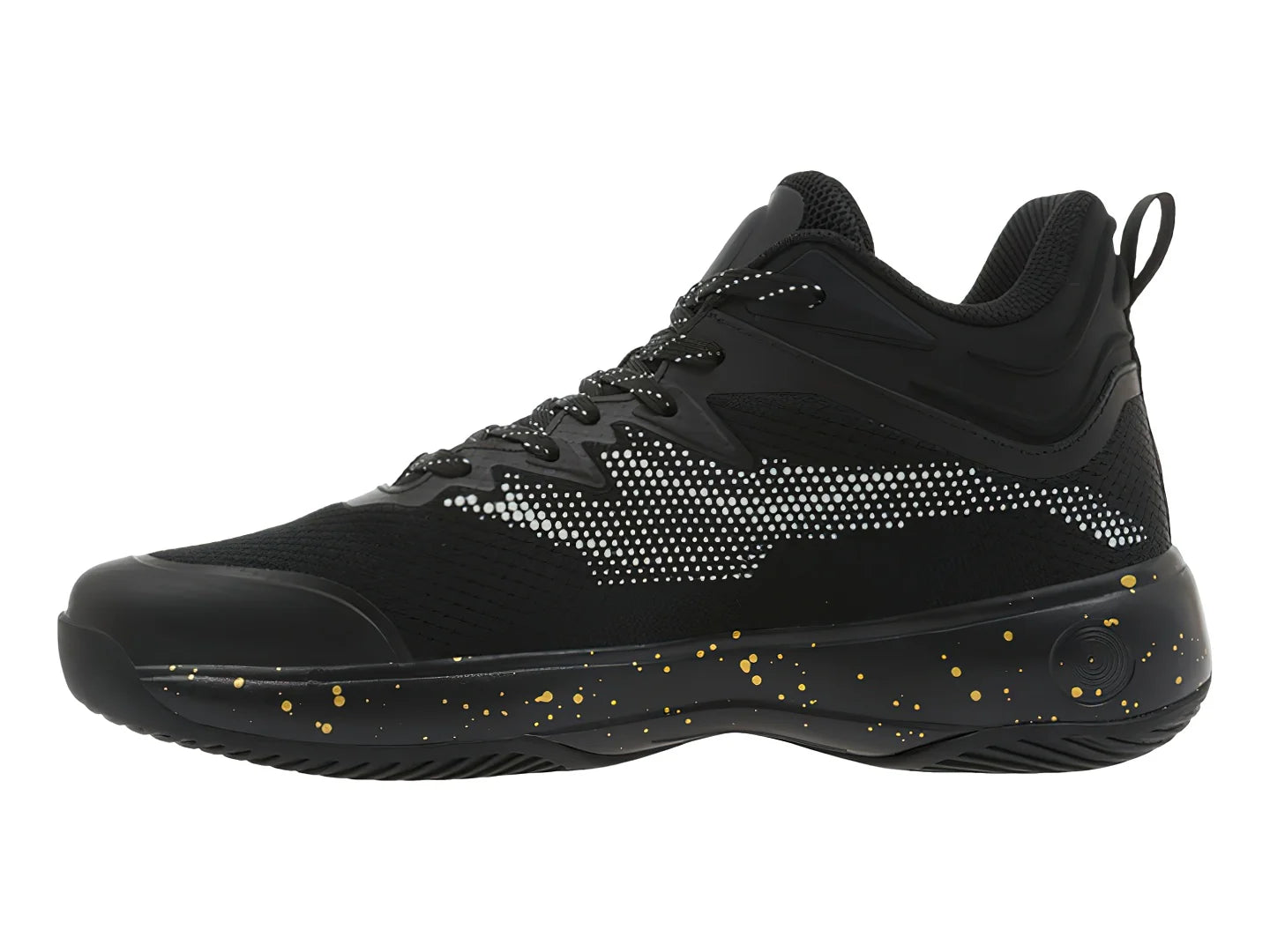 Tenis K SWISS Overtime Negro con Dorado para Hombre