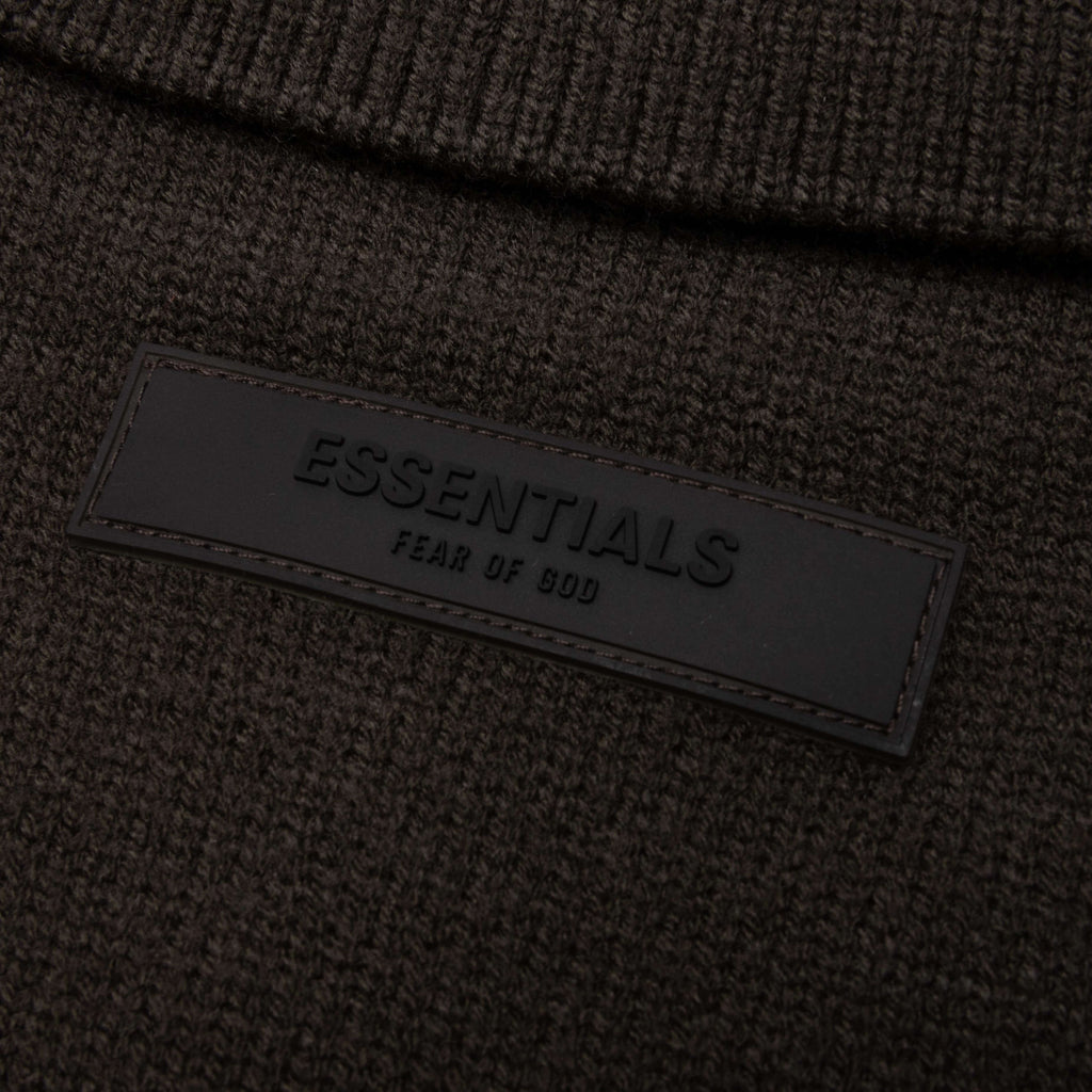 Knit L S Polo Off Black