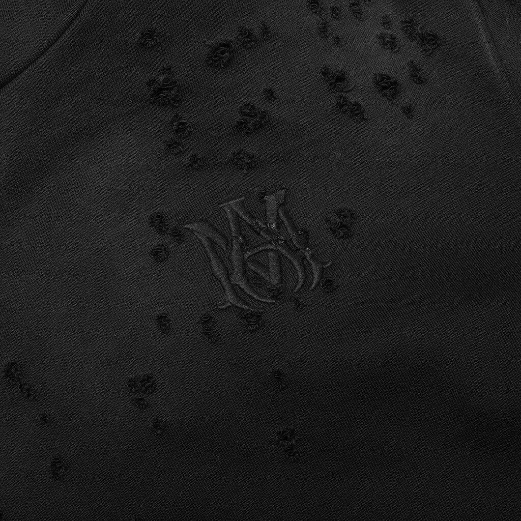 Ma Shotgun Embroidered Hoodie Black