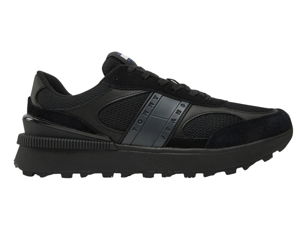 Tenis Tommy Hilfiger Technical Runner Negro para Hombre