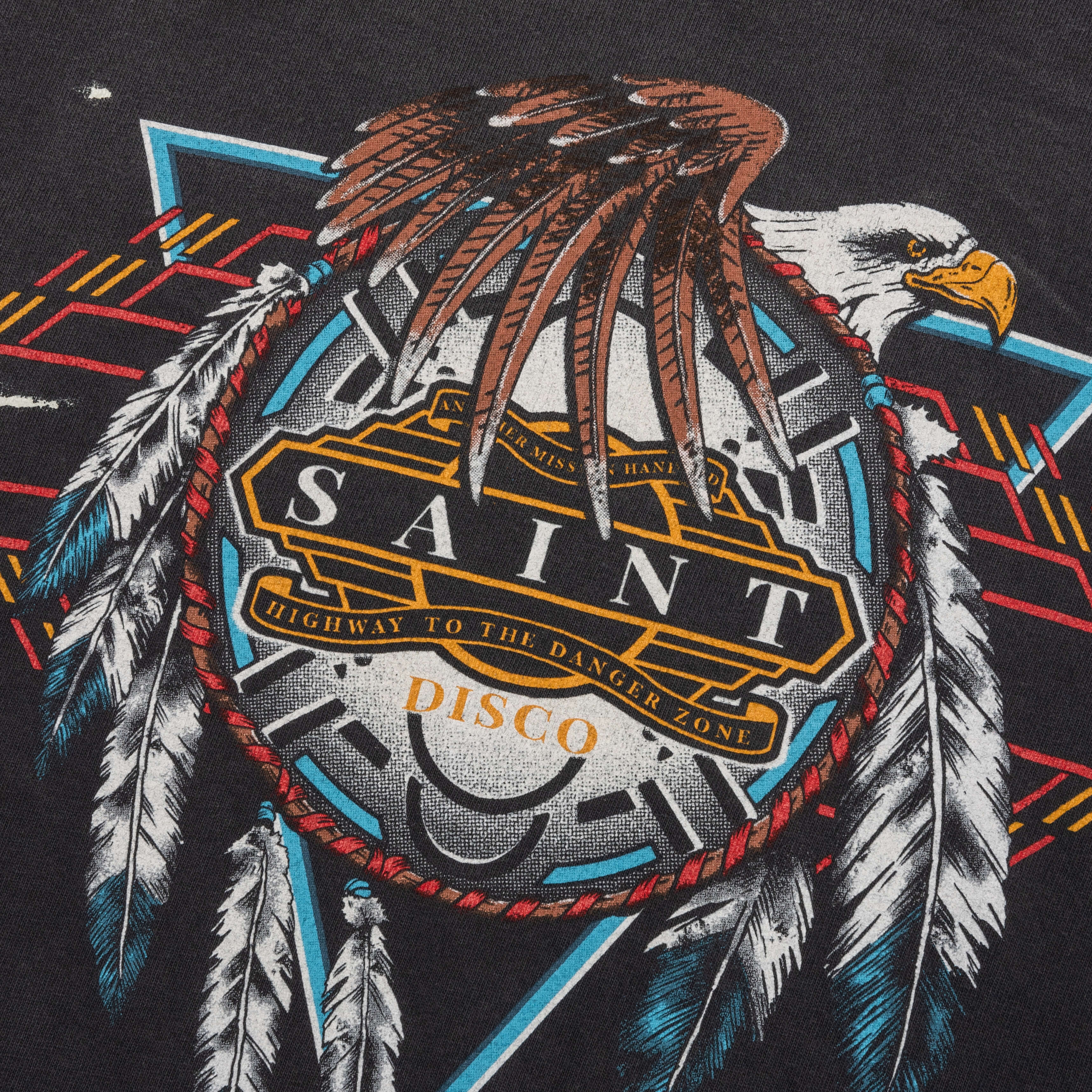 Saint Michael X Teflon Disco Mx6 Saint Disco L S Tee Black