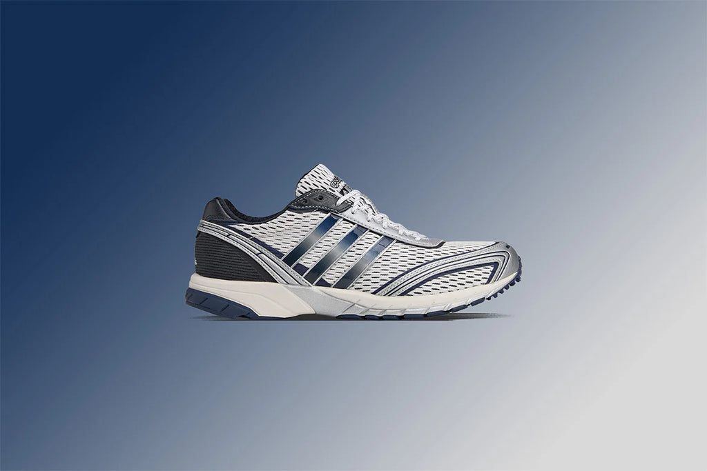 Adidas x Sporty Rich Womens Adizero Adios Cloud White Collegiate Navy Cloud White