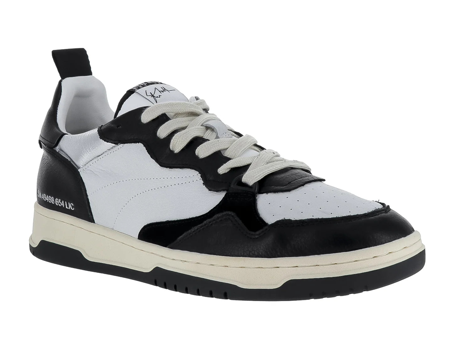 Tenis Steve Madden Easton Blanco y Negro para Hombre