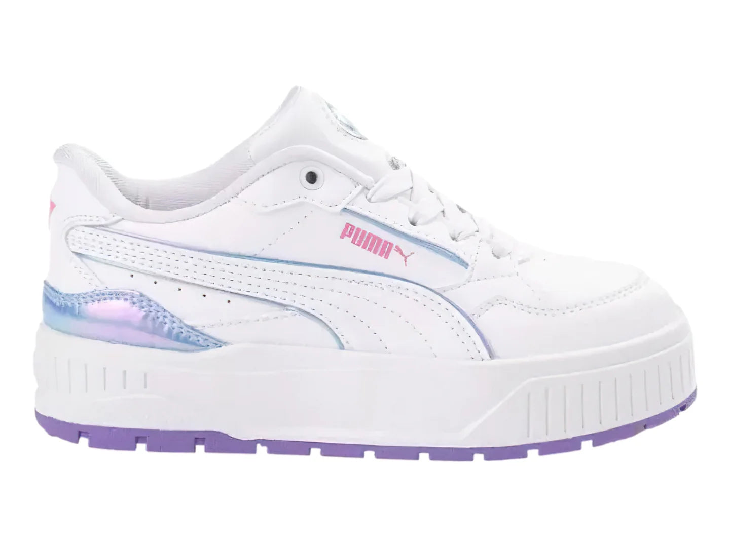 Tenis PUMA Carmen II Idol Blanco y Lavanda para Niña