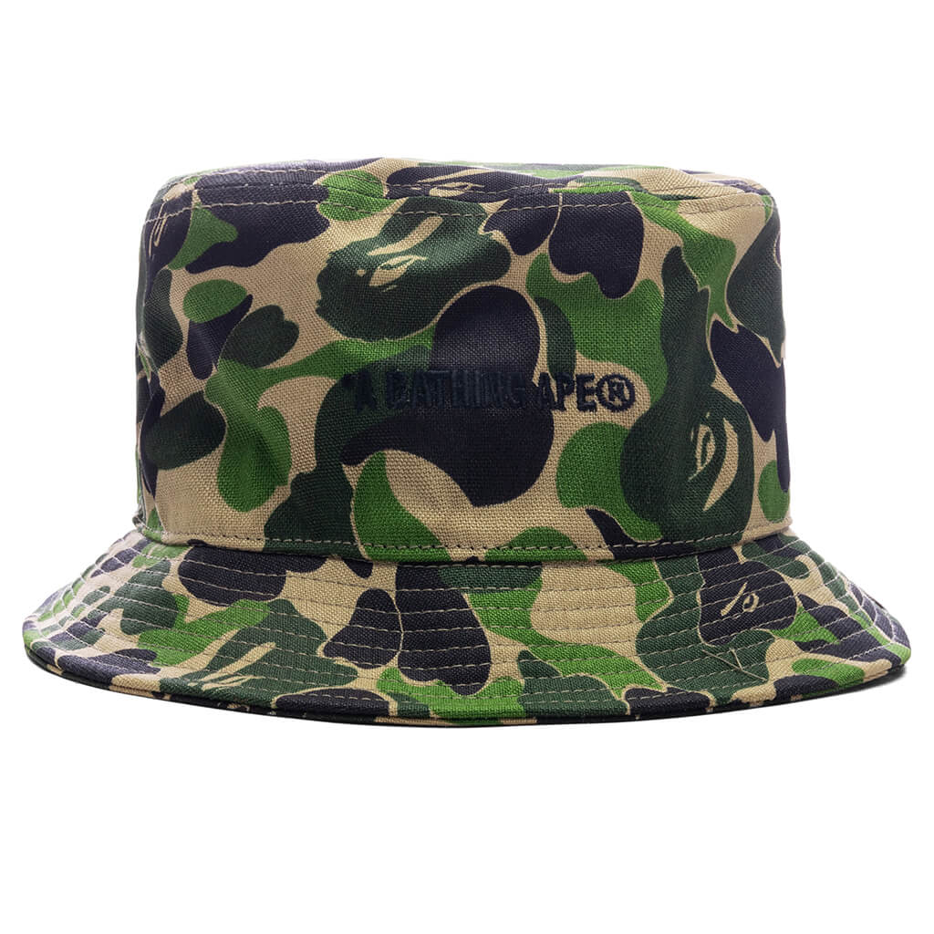 Abc Camo Logo Bucket Hat Green