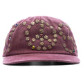 Studded Wrap Around Hat Red