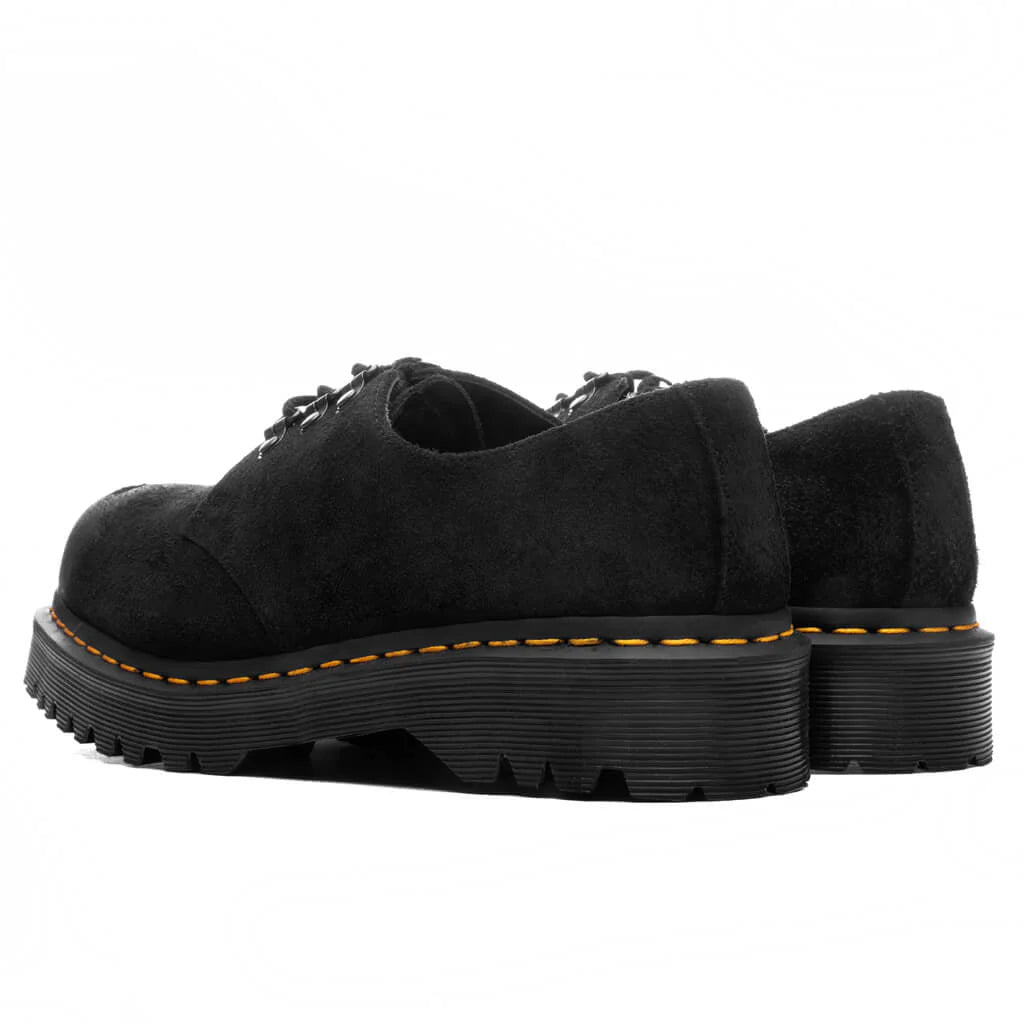 1461 St Hairy Suede Black