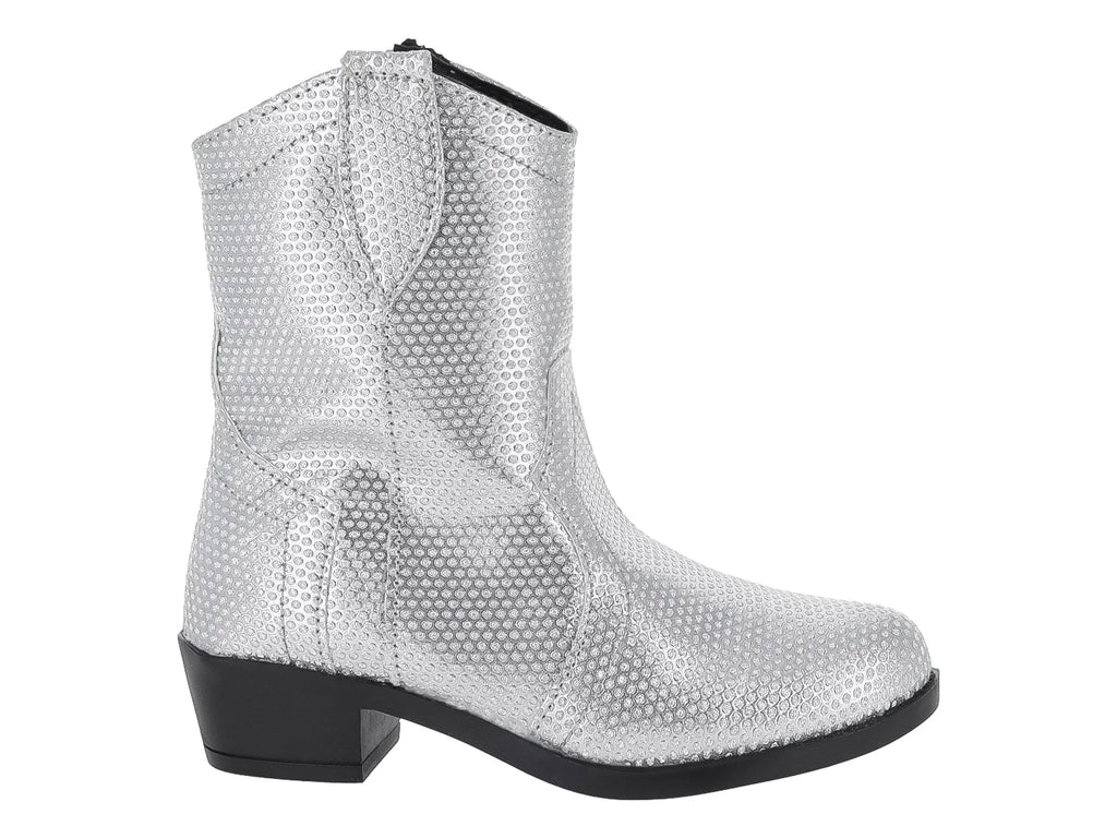 Botas Vaqueras Miroslava Plata para Niña