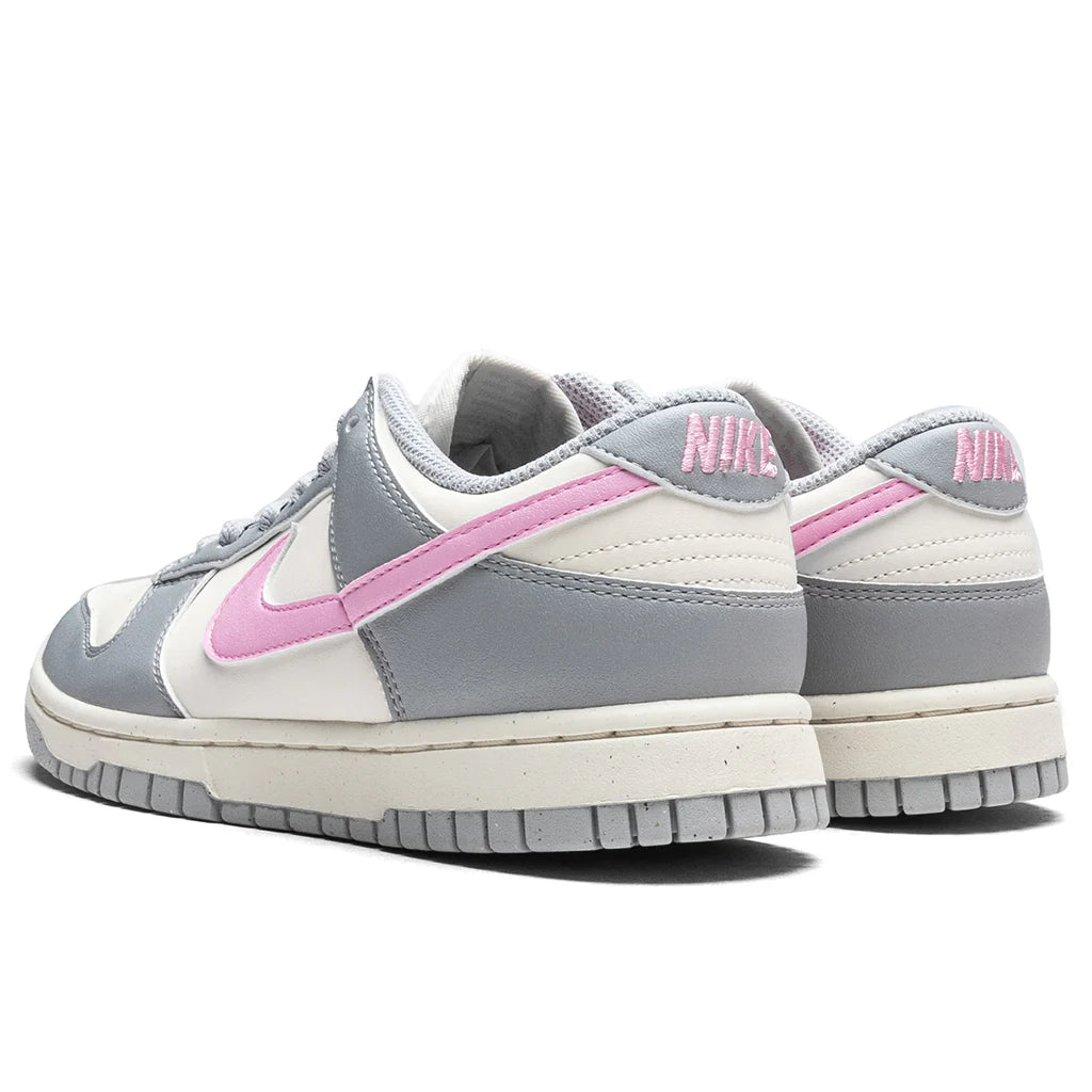 Womens Dunk Low Light Smoke Grey Pink Rise Pale Ivory