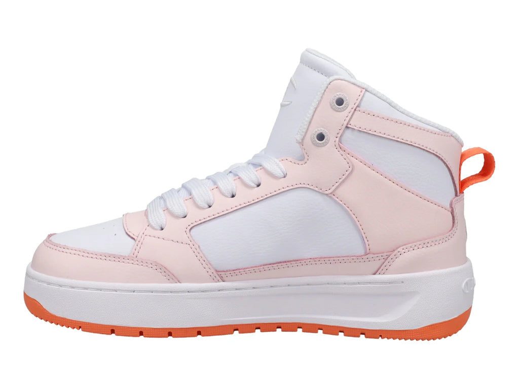 Tenis Champion Drome Hi Blanco y Rosa para Mujer