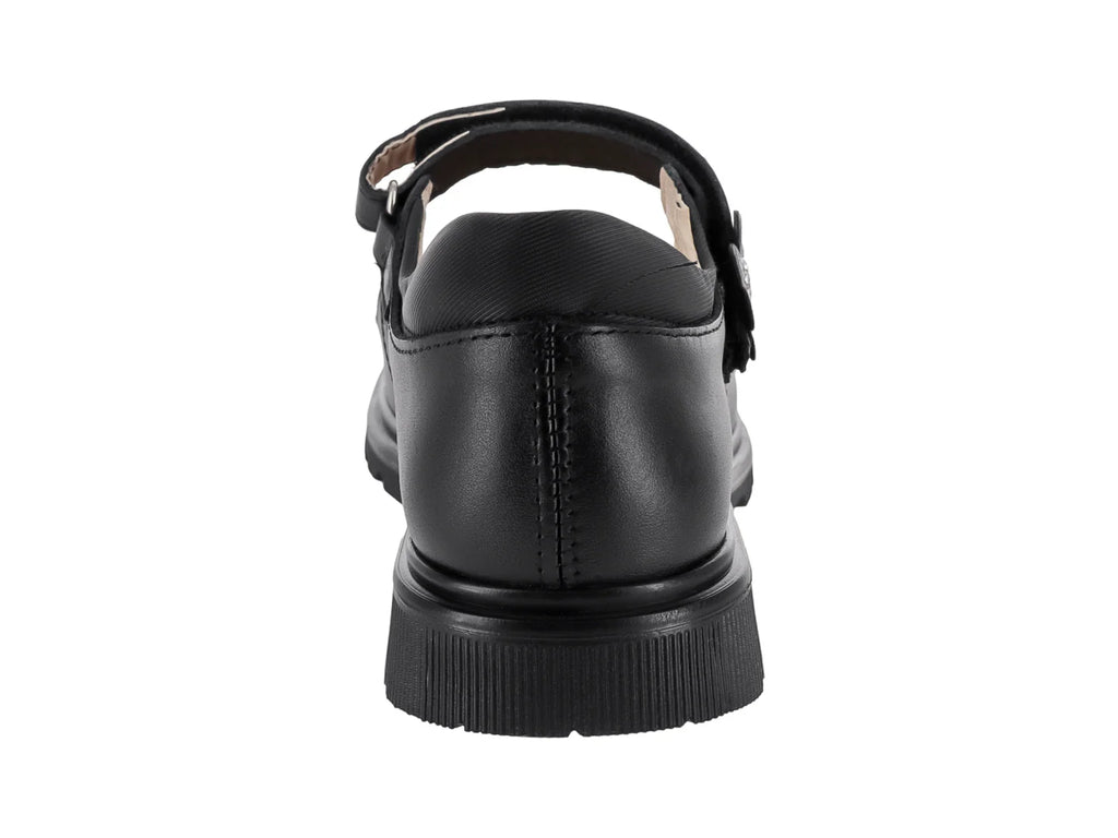 Zapatos YUYIN Negros con Flor para Niña