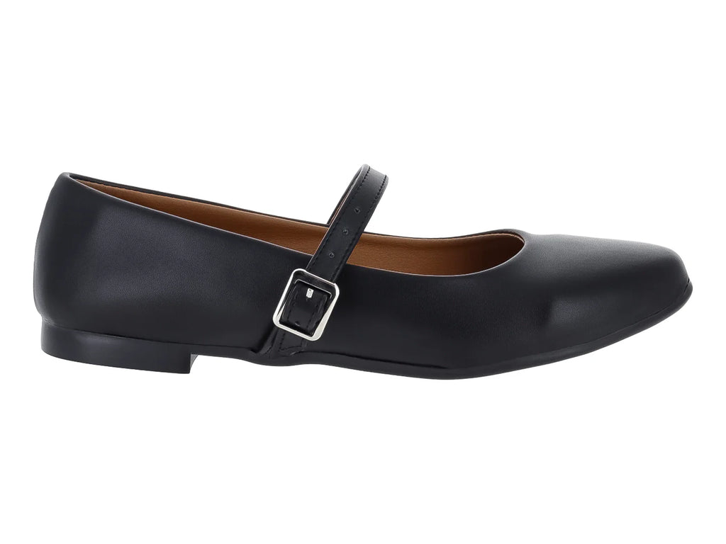 Zapatos Planos Luna Rosa Negro para Mujer