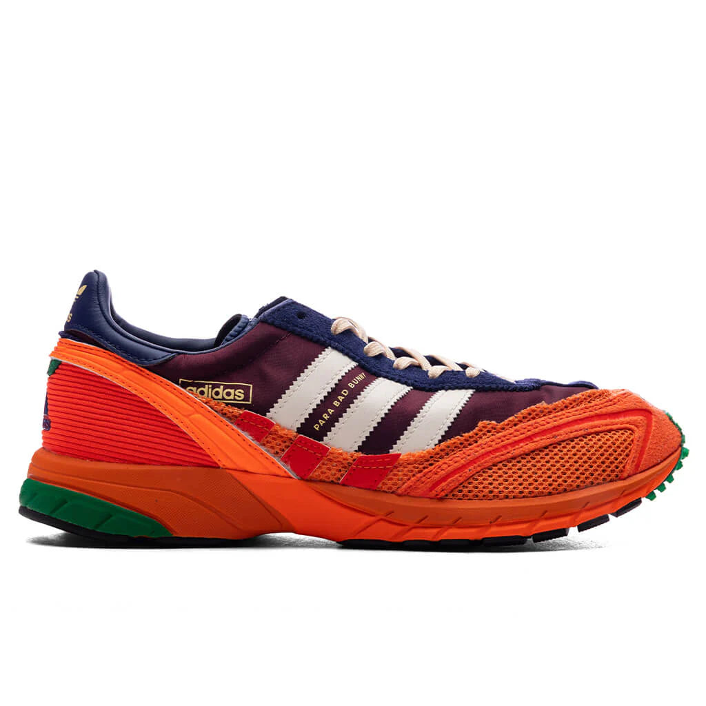 Adidas Originals x Bad Bunny Adizero SL72 Maroon Cloud White Semi Solar Red