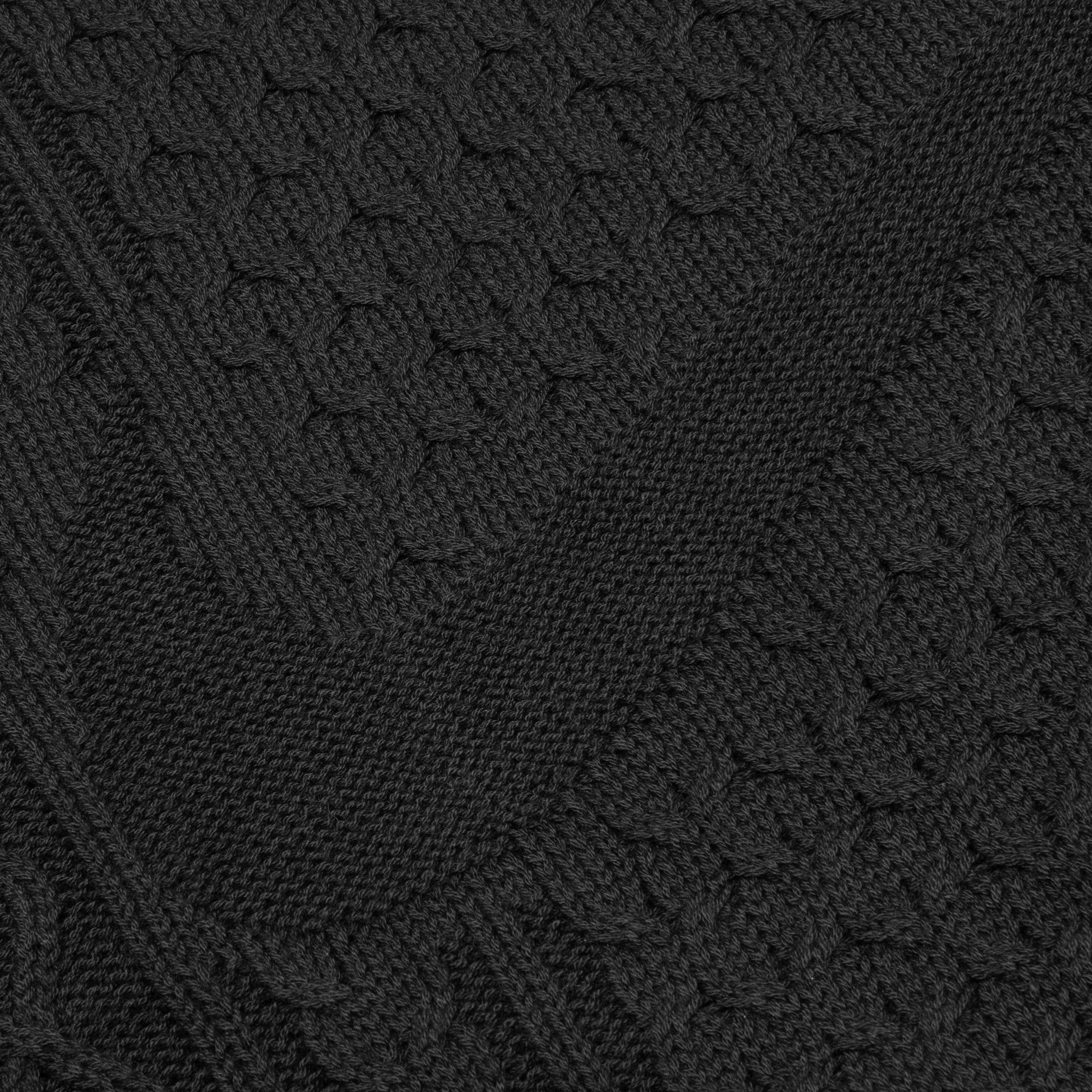 Nike Life Cable Knit Turtleneck Sweater Black