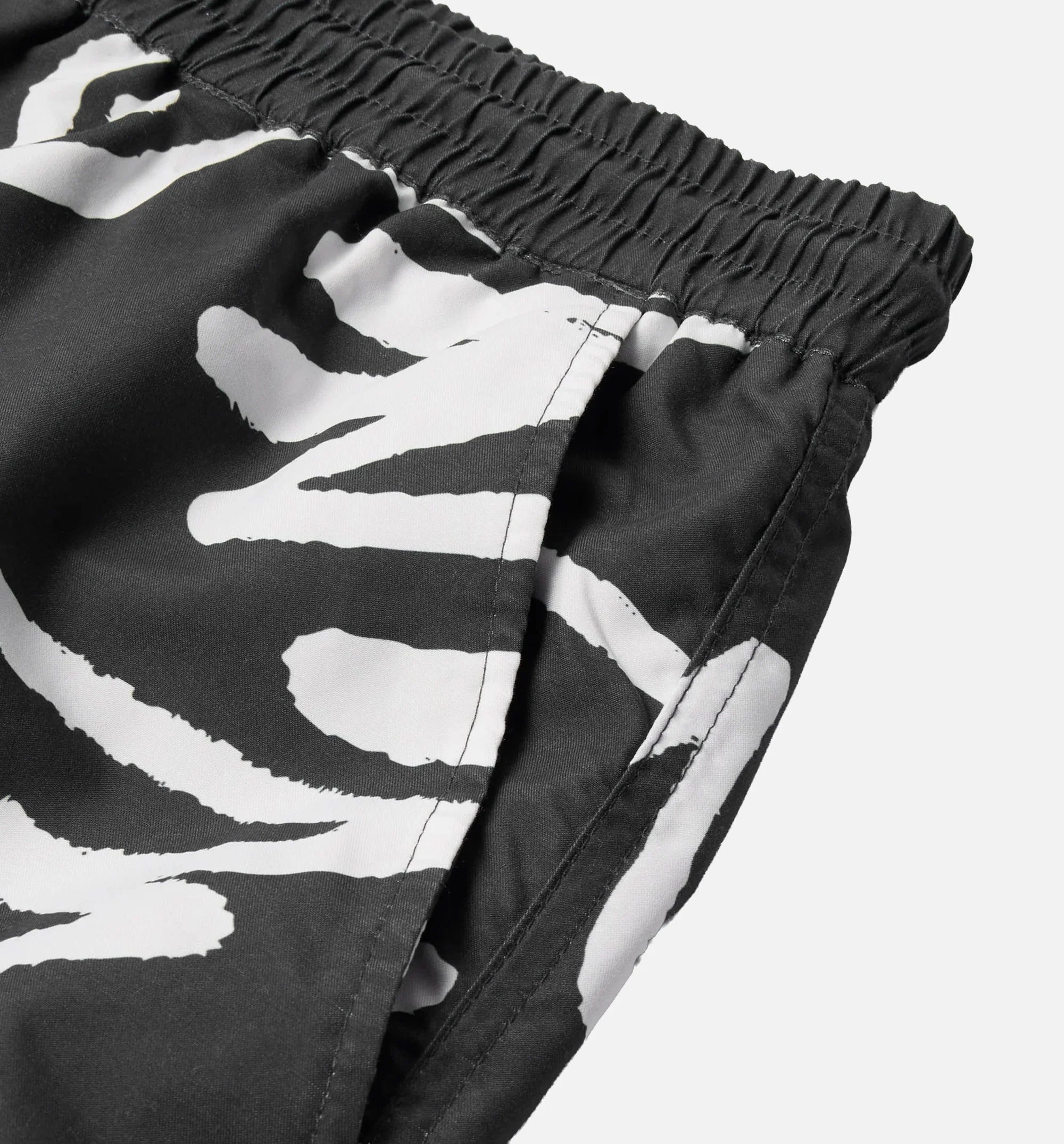 Birds Fly Free Swim Mens Short Black