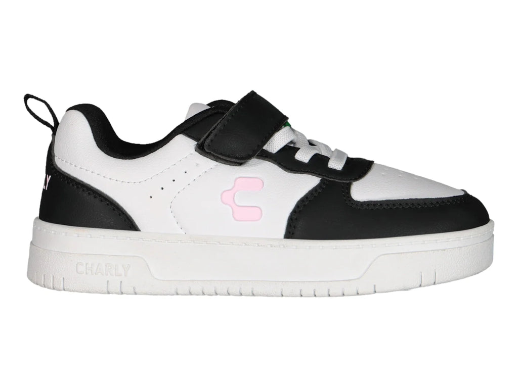 Tenis Charly Skurban Blanco y Negro para Niña
