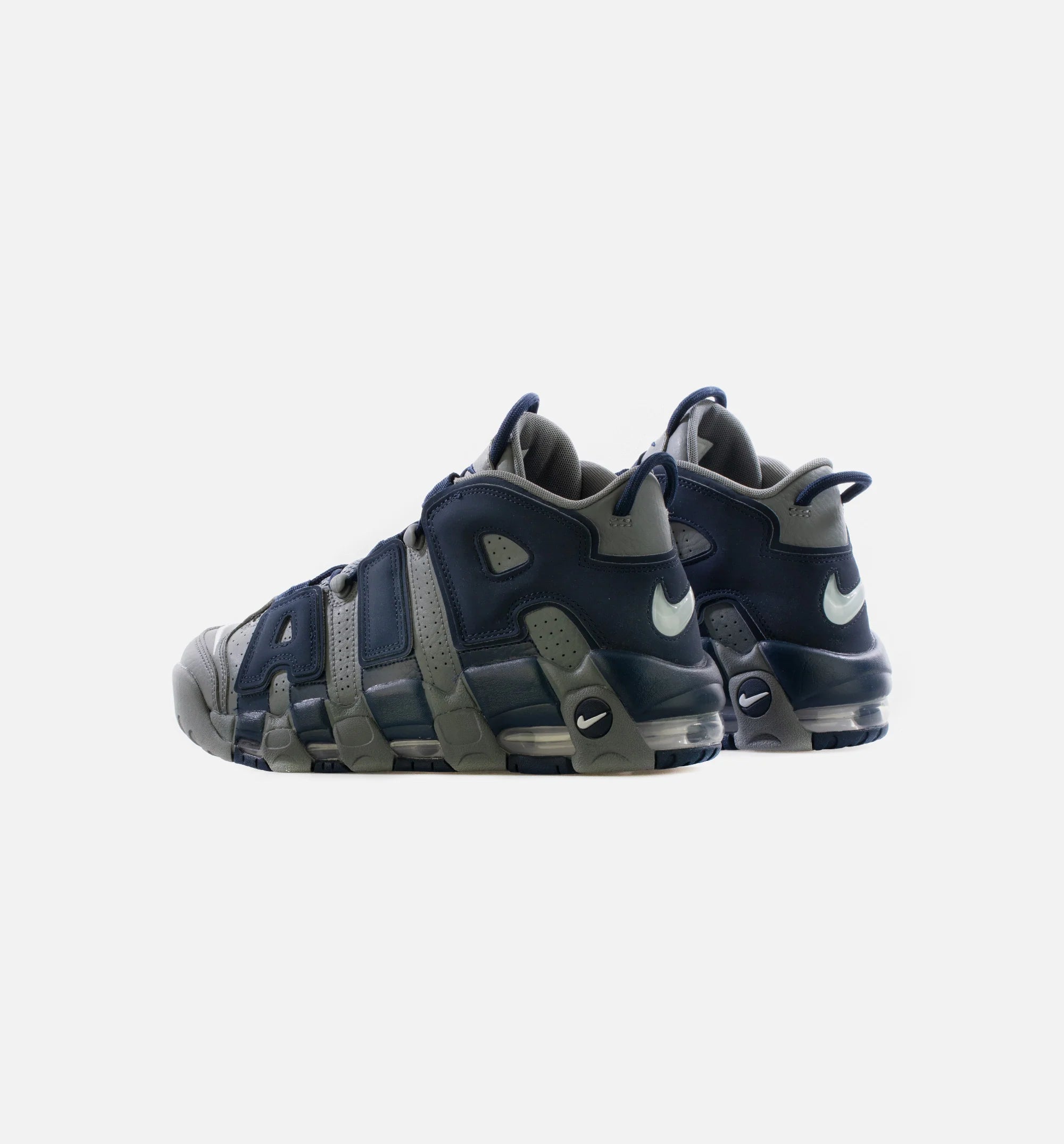 Air More Uptempo 96 Mens Basketball Shoe Cool Grey White Midnight Navy