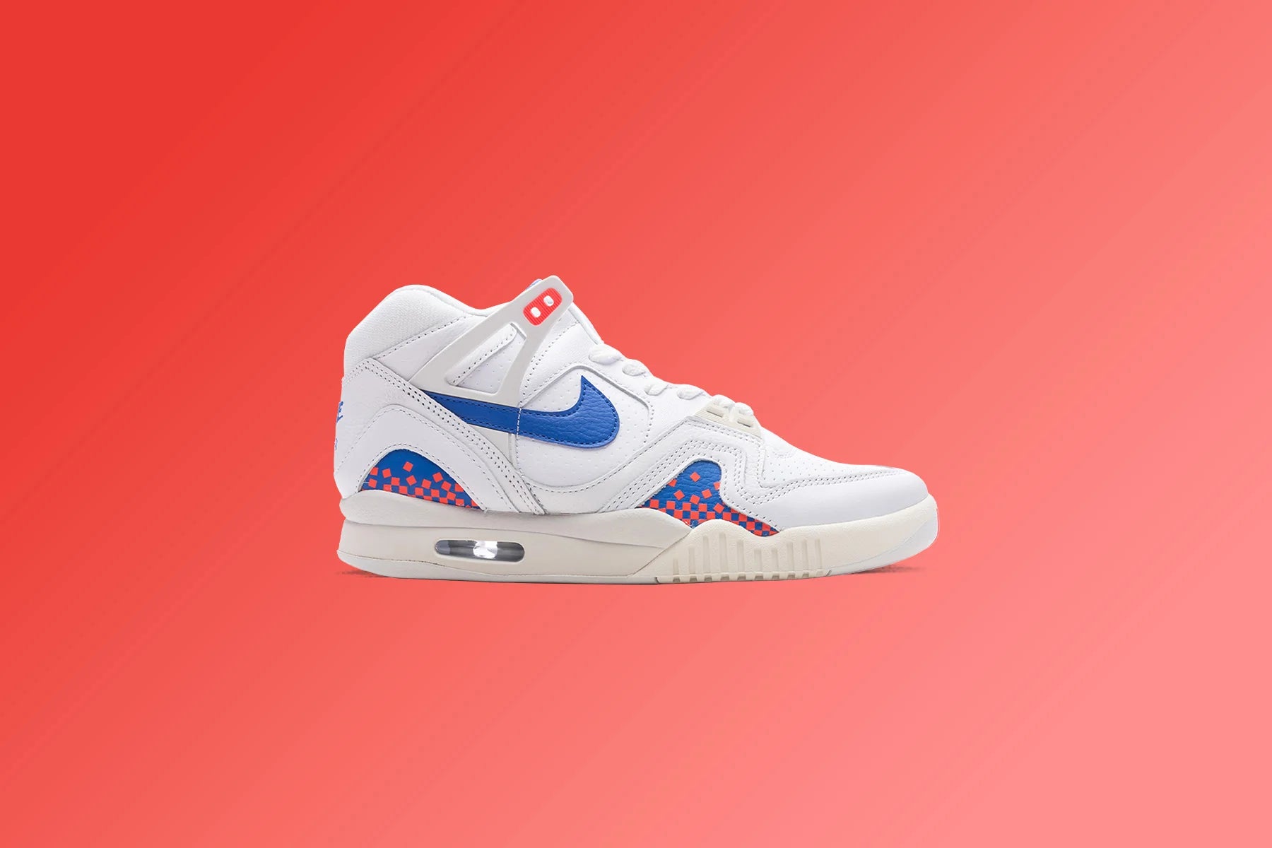 Air Tech Challenge 2 Pixel Court White Royal Blue Laser Crimson
