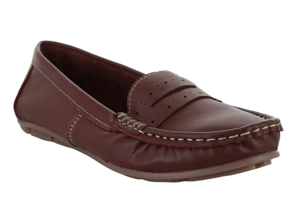 Zapatos Mocasín Driver MELIANA Color Tan para Mujer