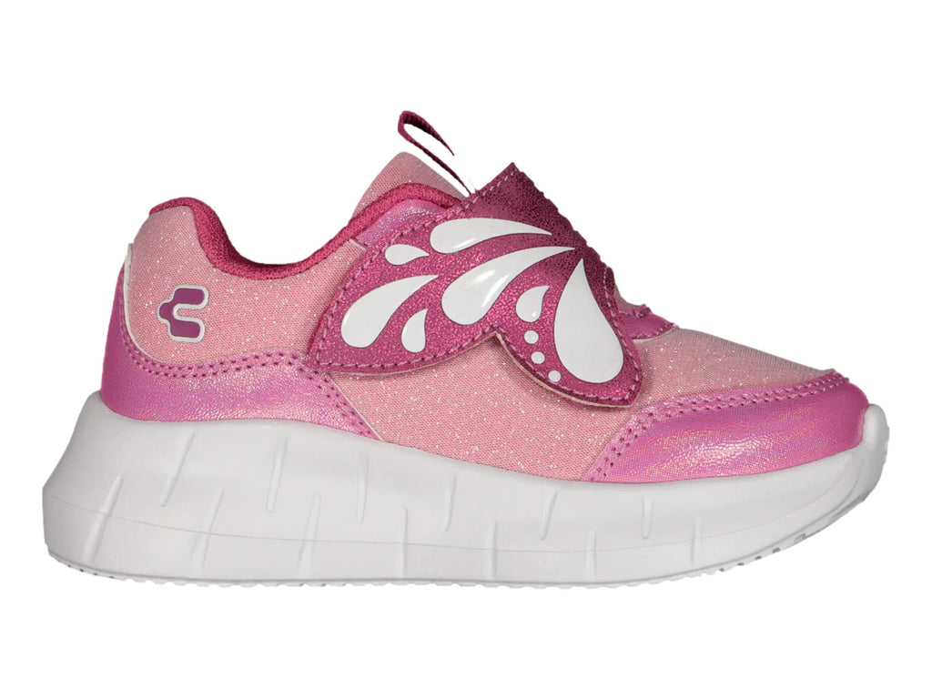 Tenis Charly Rosa y Blanco para Niña