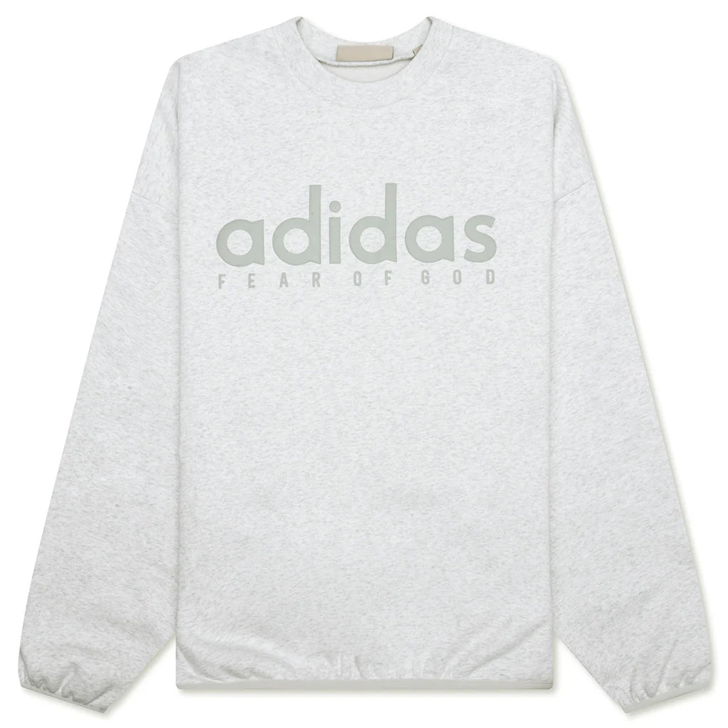 Fear of God Athletics x Adidas Cotton Fleece Crewneck Light Heather Grey