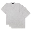 3 Pack Essential V Neck Tee Dark Heather