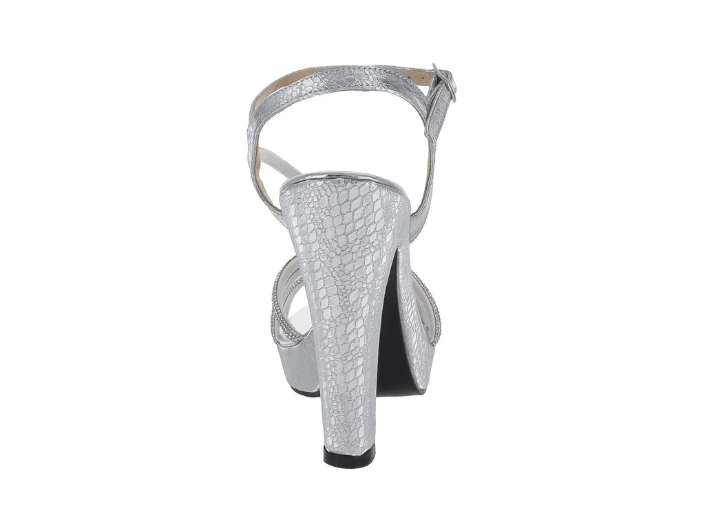 Sandalias Sary Plata con Plataforma para Mujer