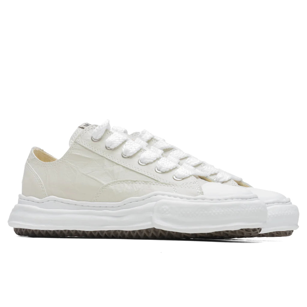 Peterson Low OG Sole Paper Like Leather Sneaker White