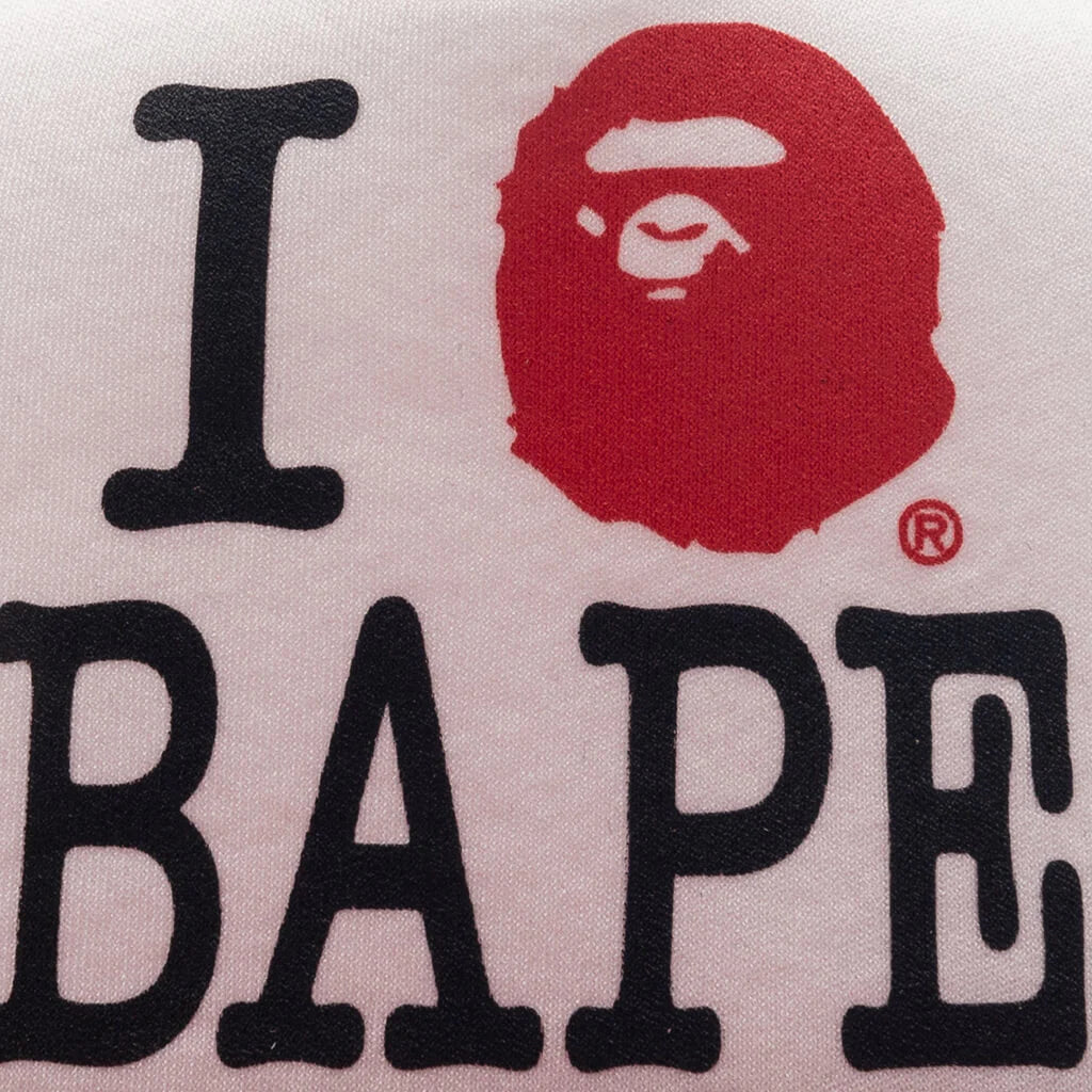 I Love Bape Mesh Cap Red
