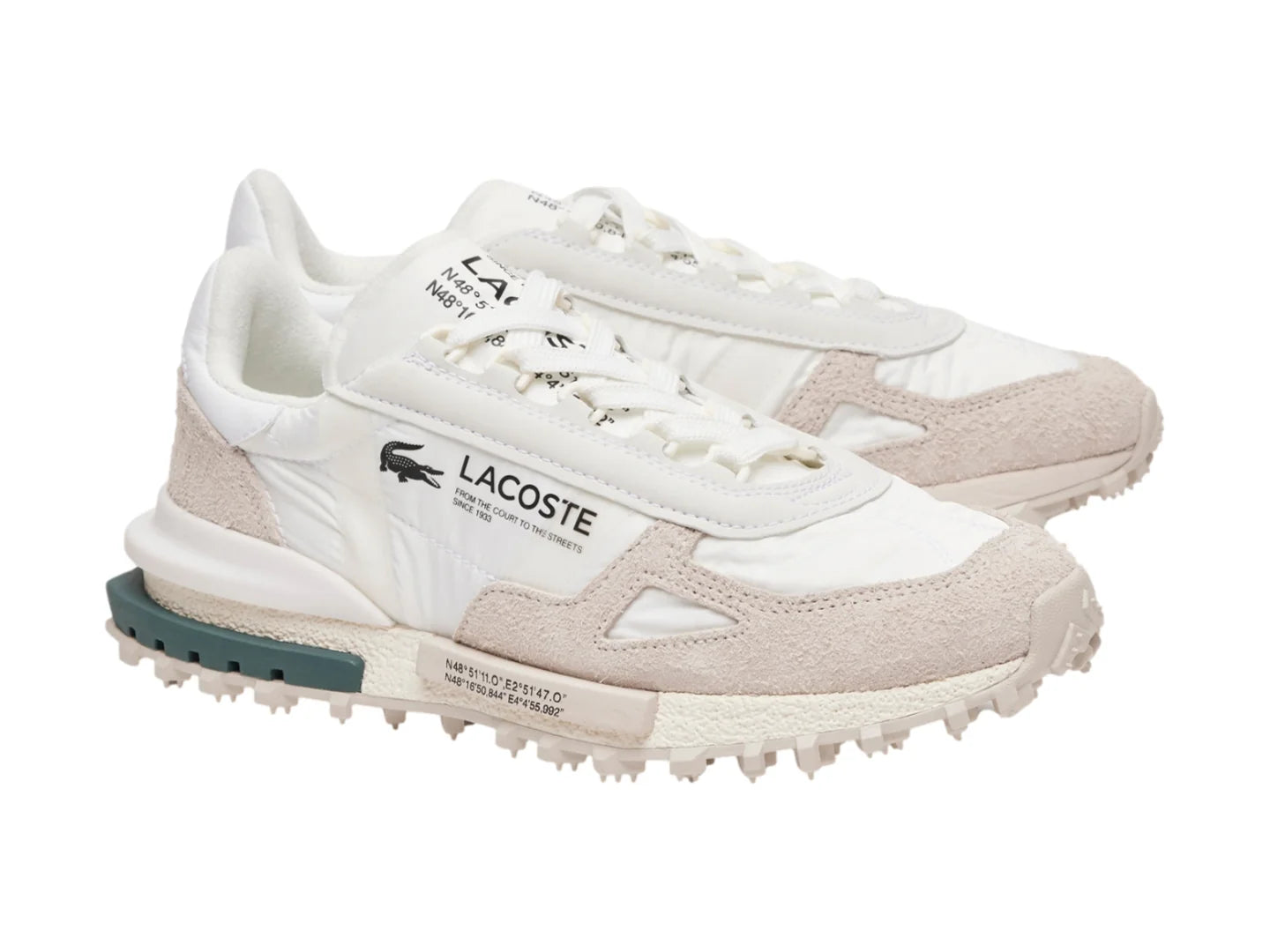 Tenis Lacoste Elite Active Blanco y Verde para Hombre
