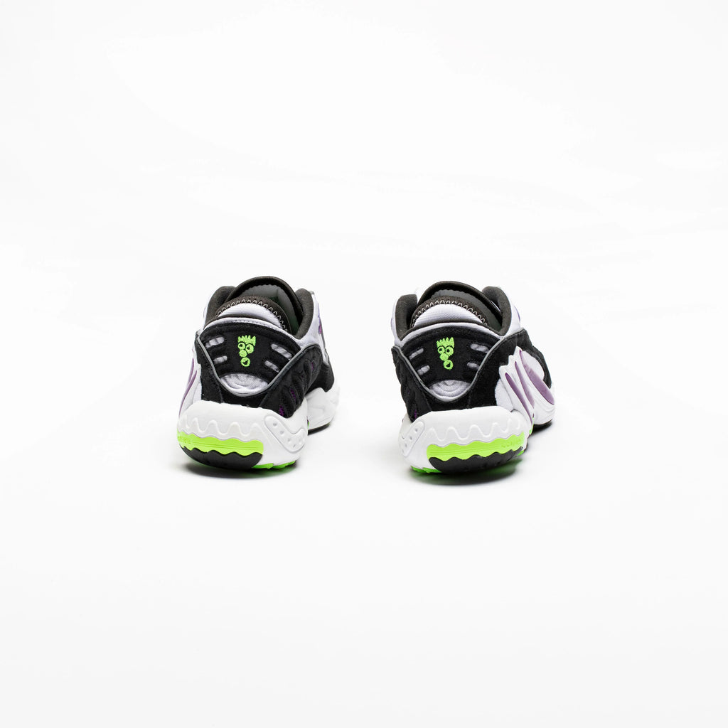 FYW 98 Mens Running Shoe White Black Solar Green Glory Purple