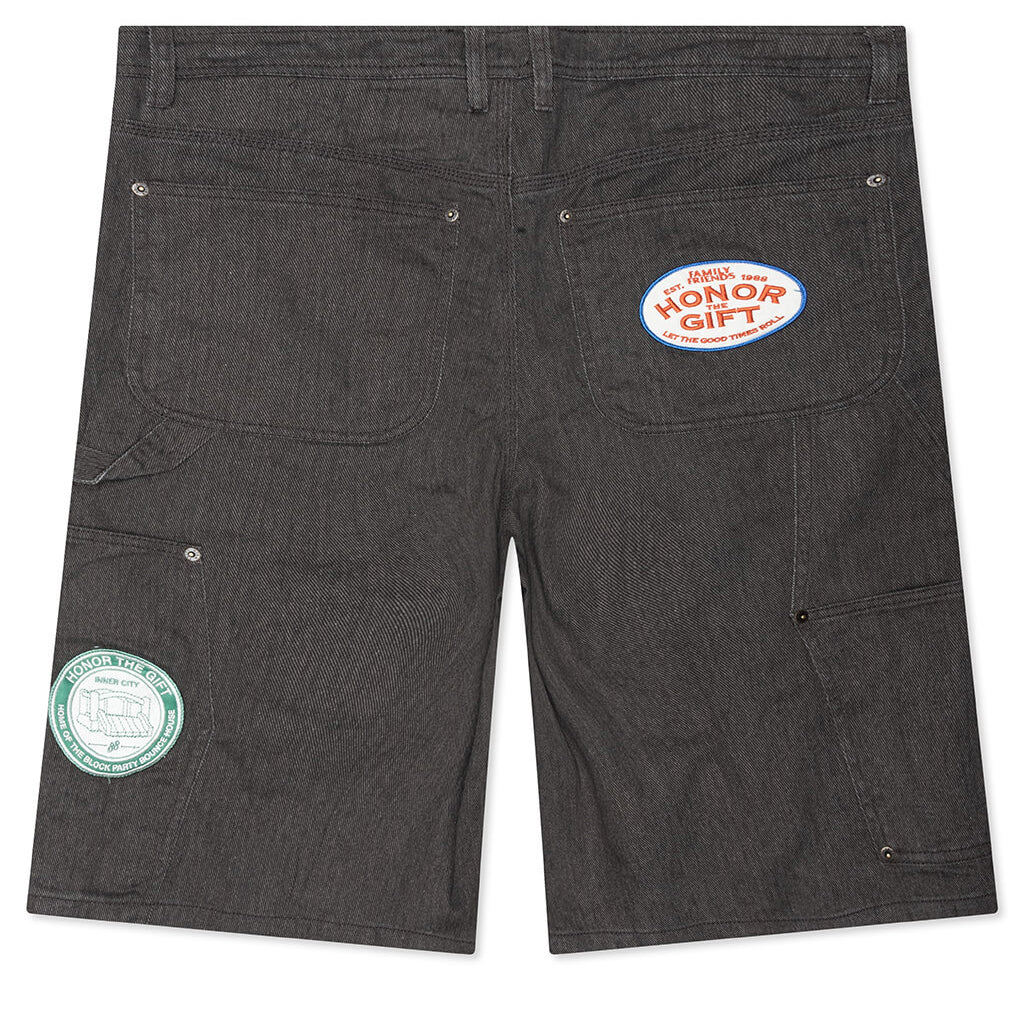 Twill Carpenter Short Black