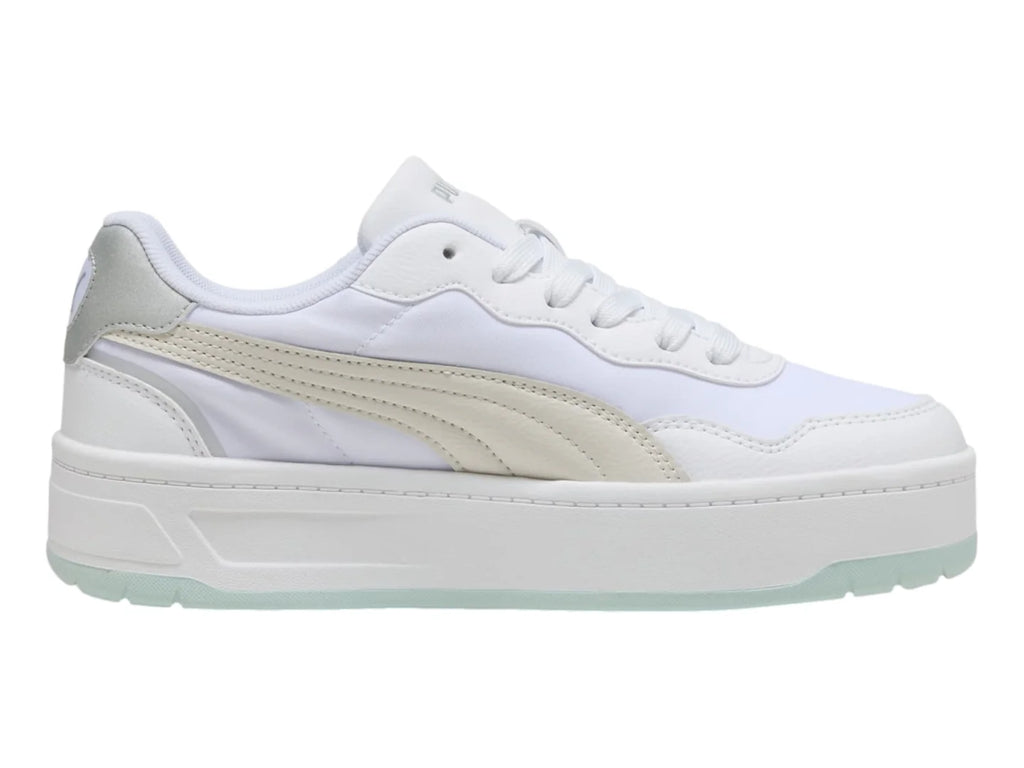 Tenis PUMA Court Lally Skye Blanco y Azul para Mujer