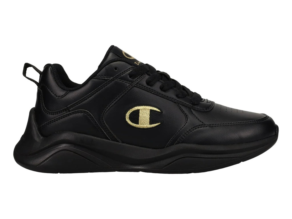 Tenis Champion Next Negro con Dorado para Hombre