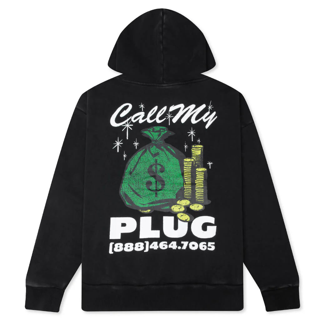 Call My Plug Hoodie Black
