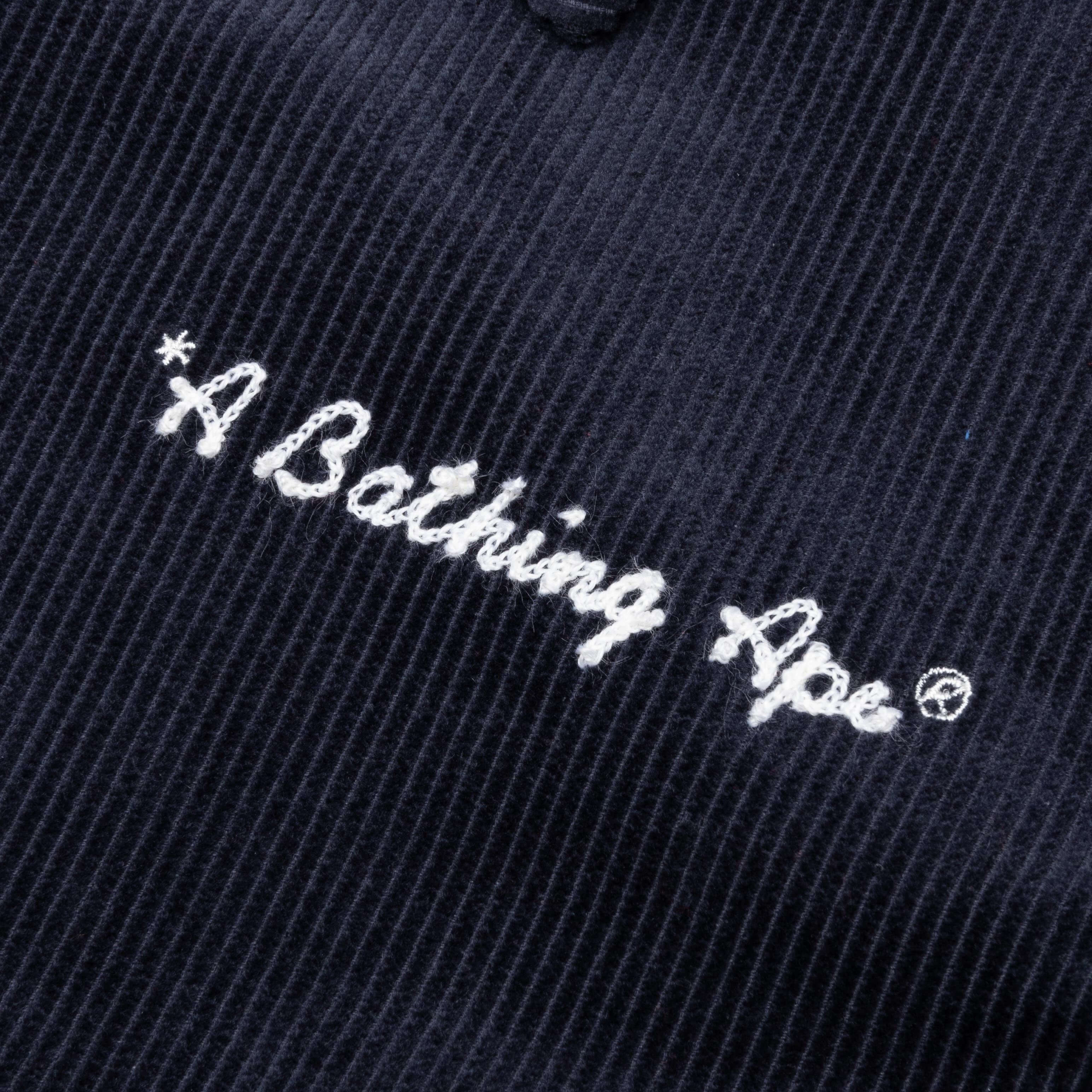 General Corduroy Varsity Jacket Navy