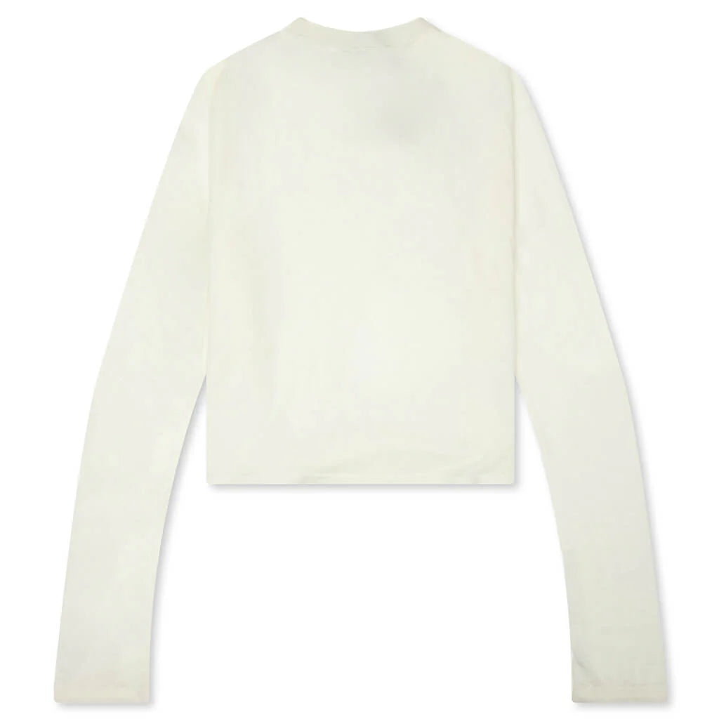Womens Sportswork Airreverent L S Top Summit White