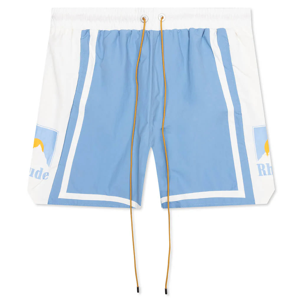 Rhude Moonlight Short Powder Blue Off White
