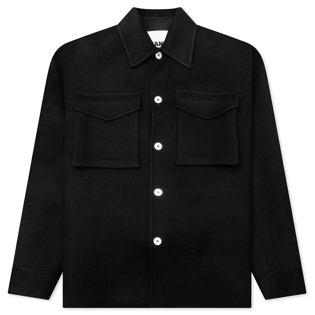 Cashmere Outer Shirt Black