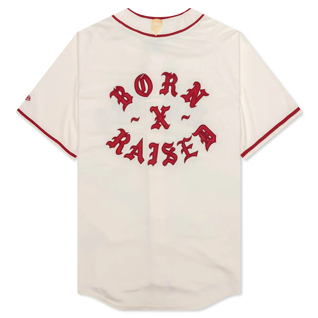 New Era x Born x Raised x Diablos Rojos del México Jersey Cream
