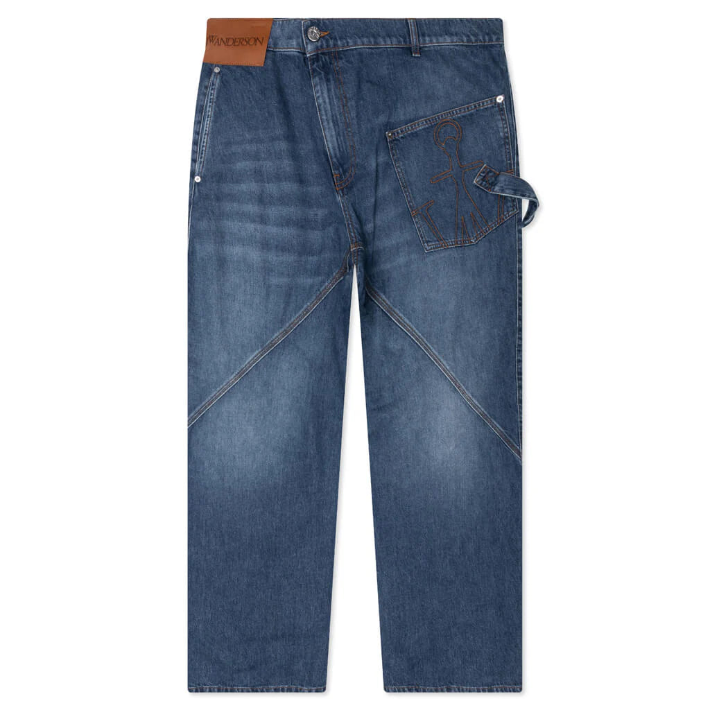 Twisted Workwear Jeans Light Blue