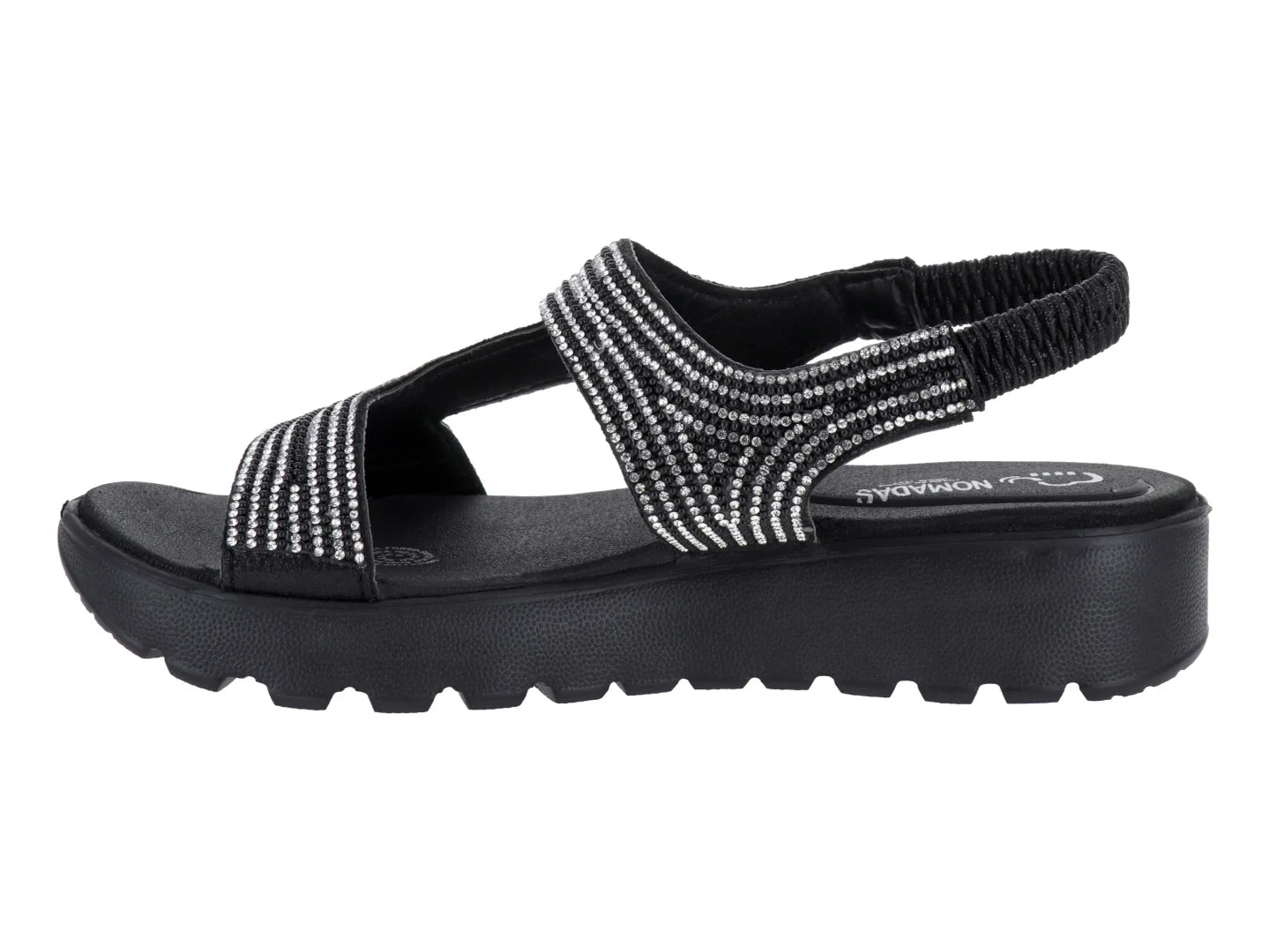 Sandalias Nomadas Negro para Mujer