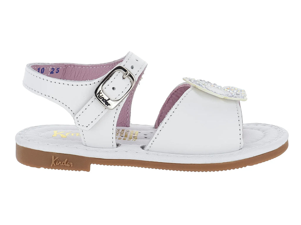 Sandalias Kinder Blancas para Niña