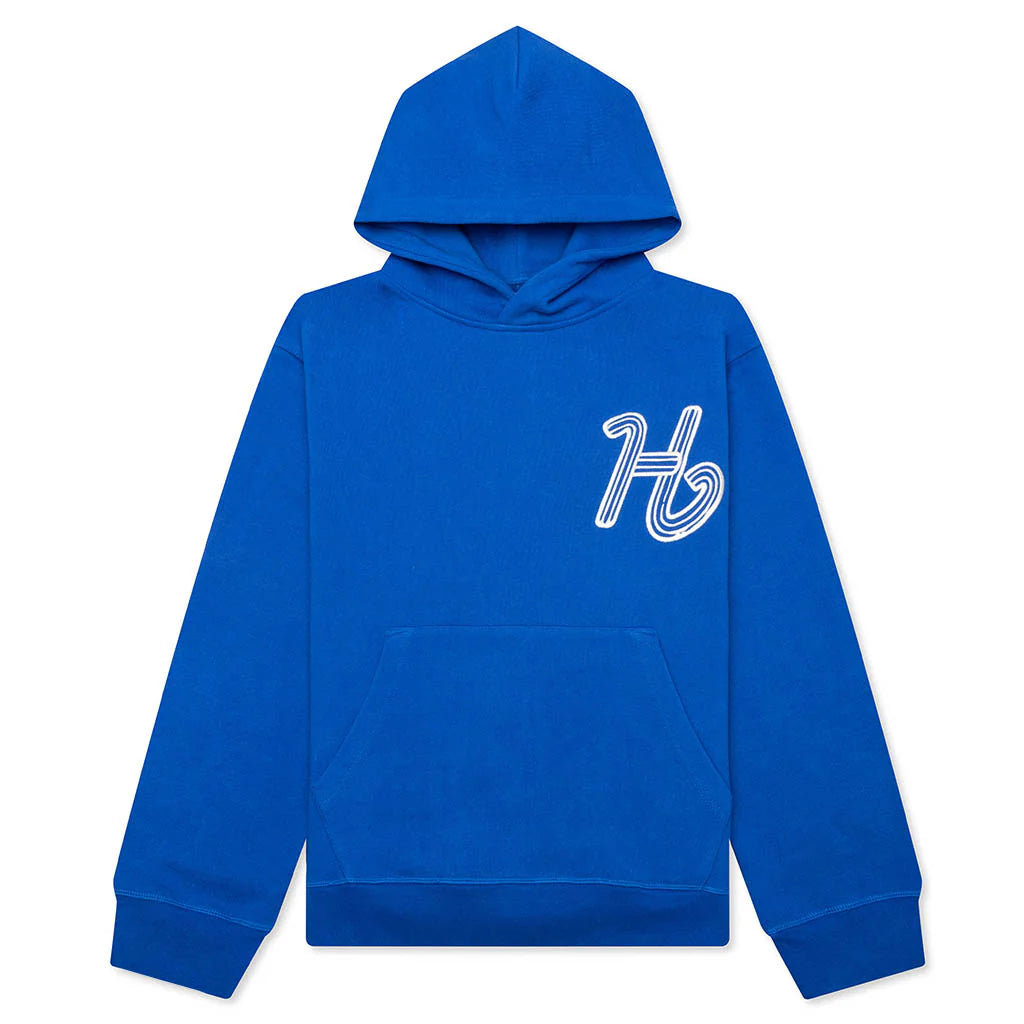 Cursive Honor Hoodie Blue