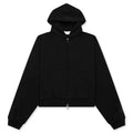 Kids Fleece Zip Up Hoodie Jet Black