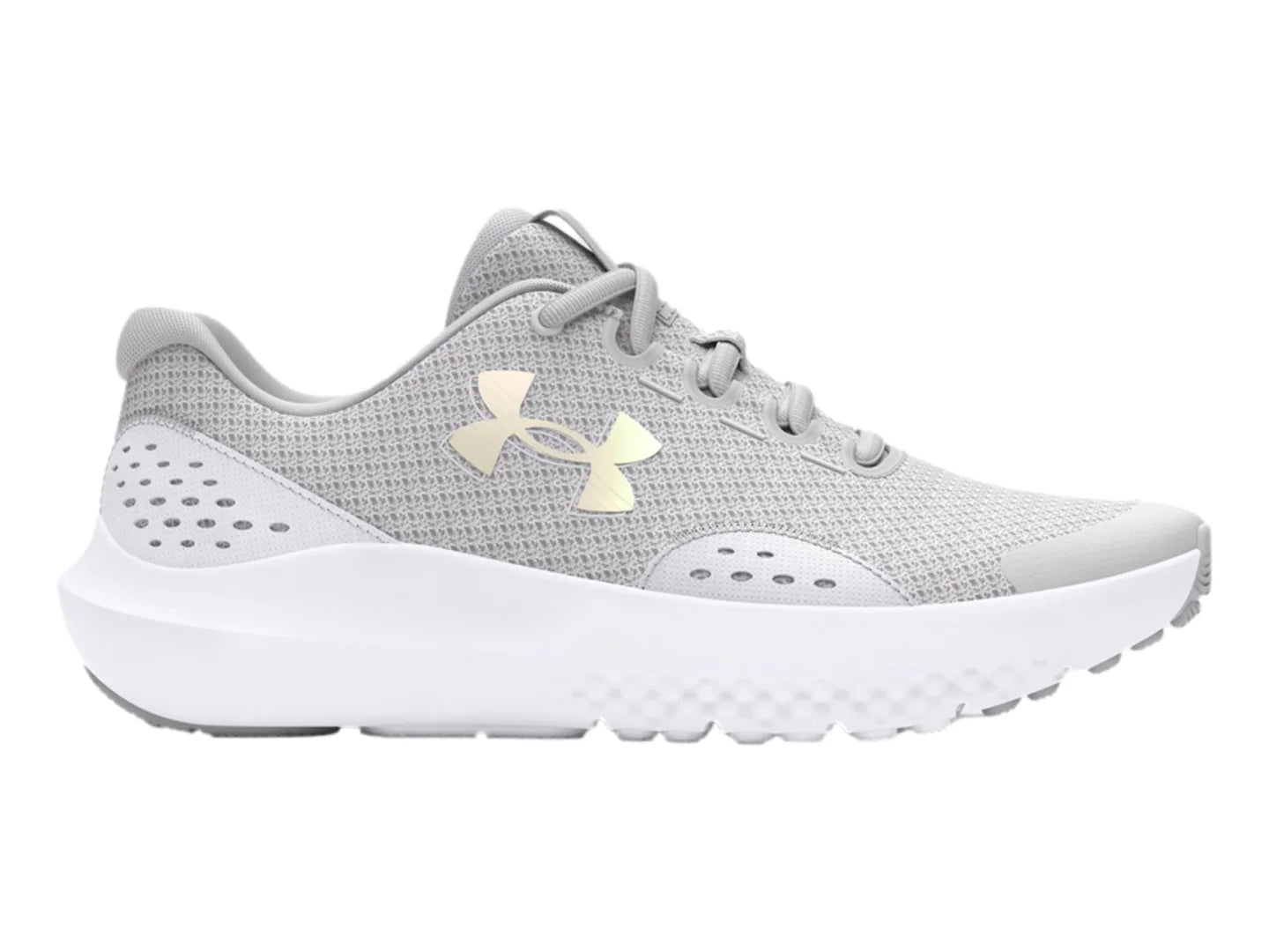 Tenis Under Armour Surge 4 Gris para Niña